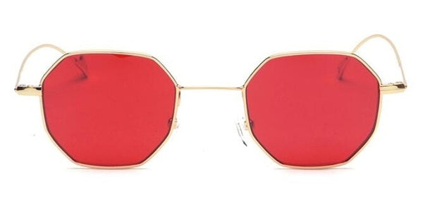 Small Frame Polygon Sunglasses Unisex