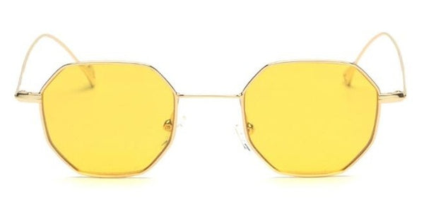 Small Frame Polygon Sunglasses Unisex