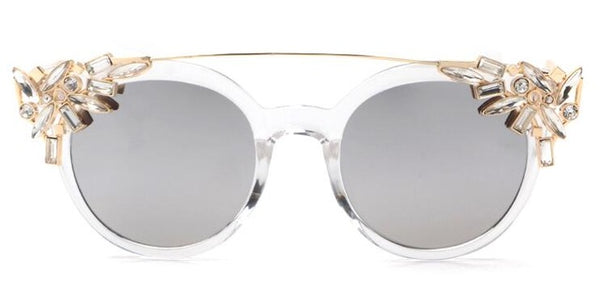 Luxury Fashion Rhinestone Cat Eye Sunglasses