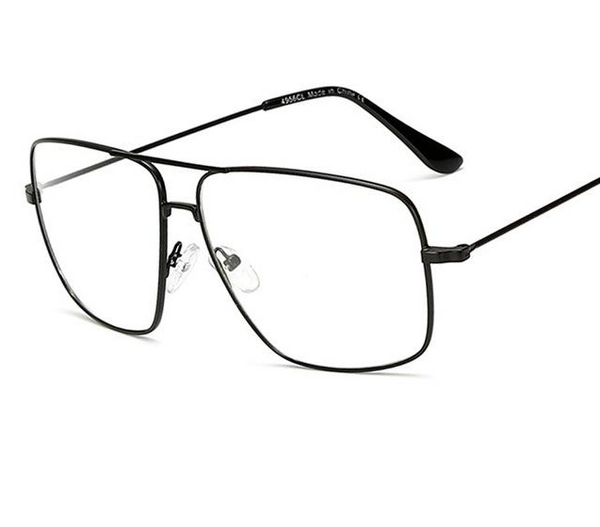 Vintage Gold Metal Frame Eyeglasses Mens Womens