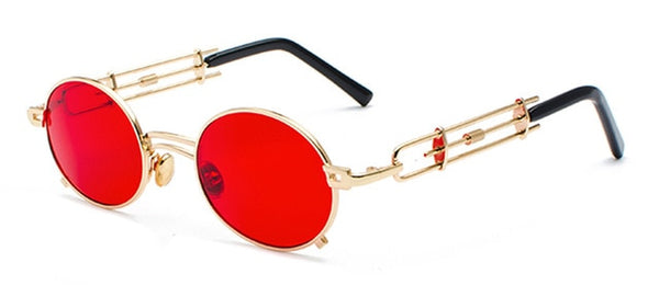Retro Steampunk Metal Frame Sunglasses