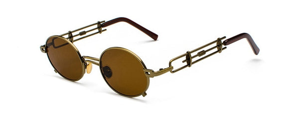 Retro Steampunk Metal Frame Sunglasses