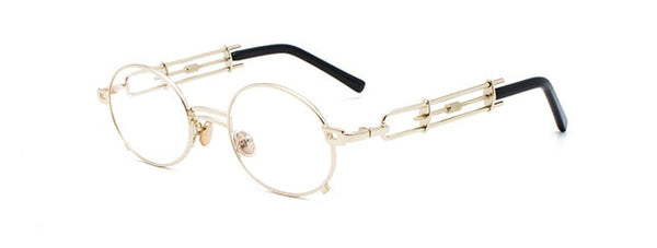 Retro Steampunk Metal Frame Sunglasses