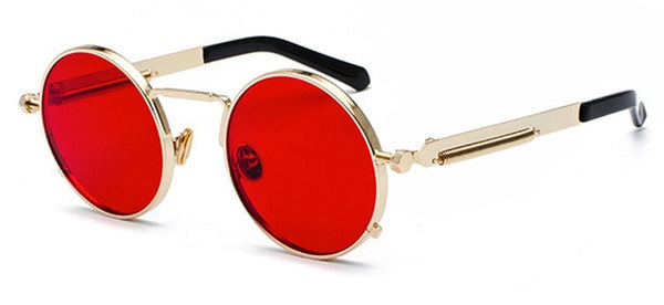 Red Metal Frame Sunglasses