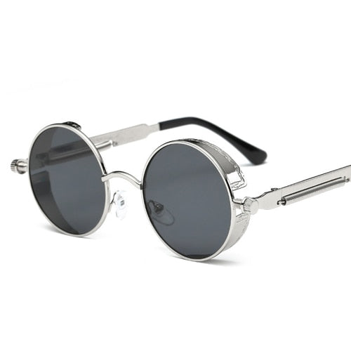 2019 Metal Steampunk Brand Design Vintage Sunglasses High Quality