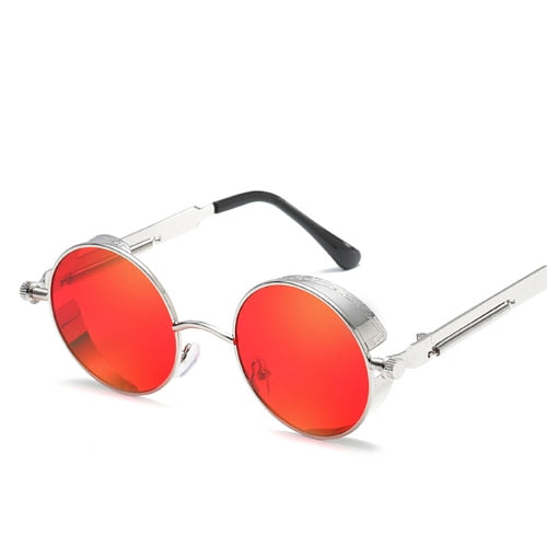 2019 Metal Steampunk Brand Design Vintage Sunglasses High Quality