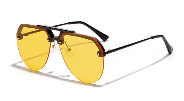 Semi-rimless Sunglasses For Men