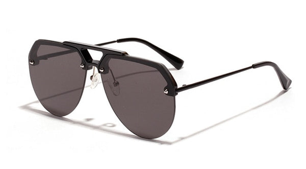 Semi-rimless Sunglasses For Men