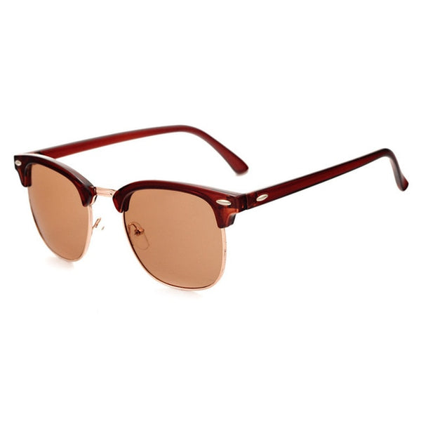 Classic Half Frame Sunglasses