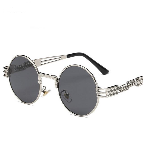 Classic Round Steampunk Sunglasses Men