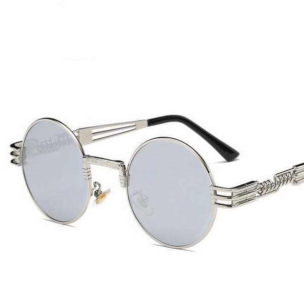 Classic Round Steampunk Sunglasses Men