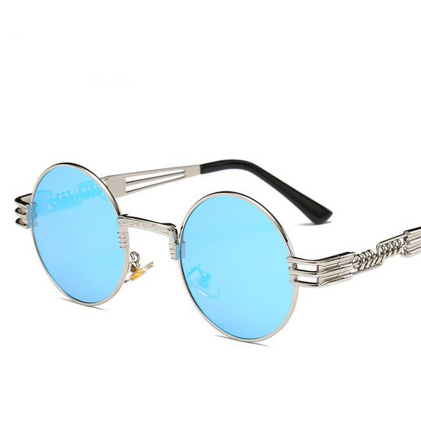 Classic Round Steampunk Sunglasses Men