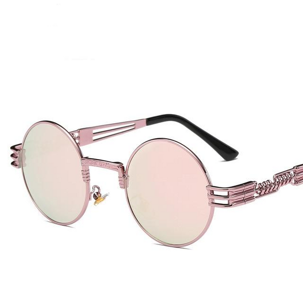 Classic Round Steampunk Sunglasses Men