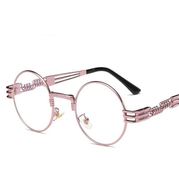 Classic Round Steampunk Sunglasses Men