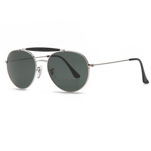Round Steel Frame Sunglasses For Men
