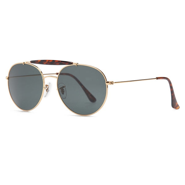 Round Steel Frame Sunglasses For Men