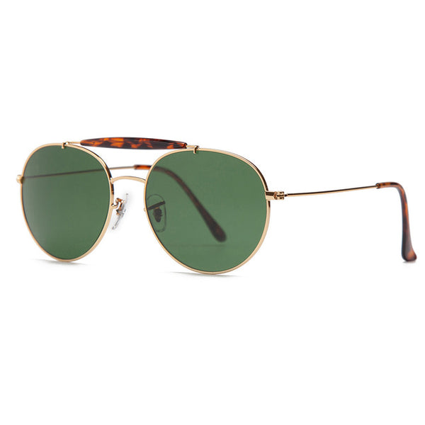 Round Steel Frame Sunglasses For Men