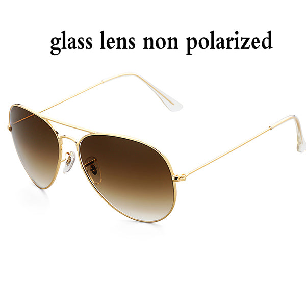 Aviation Pilot Glass Polarized Sunglasses