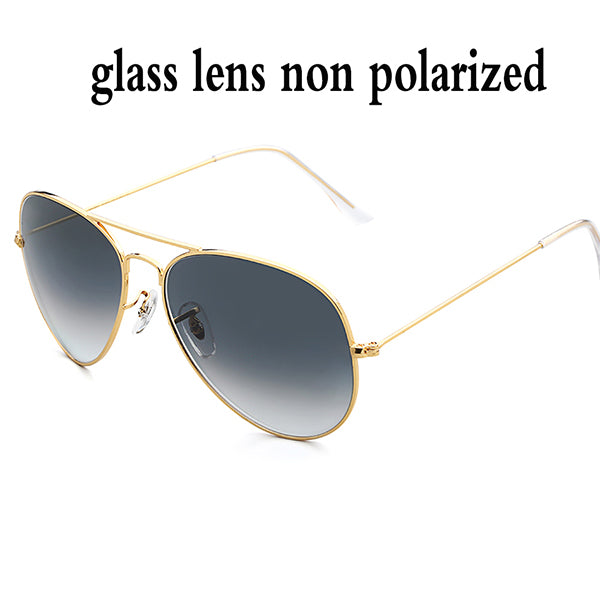 Aviation Pilot Glass Polarized Sunglasses
