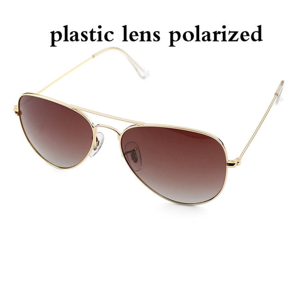 Aviation Pilot Glass Polarized Sunglasses