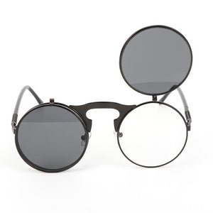Steampunk Sunglasses Round Metal