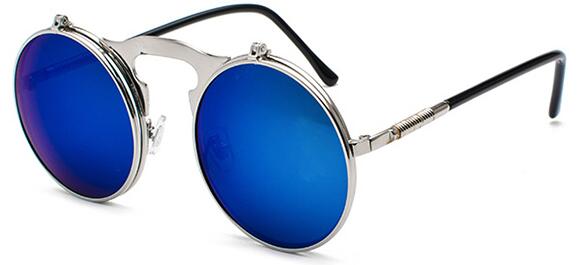 Steampunk Sunglasses Round Metal