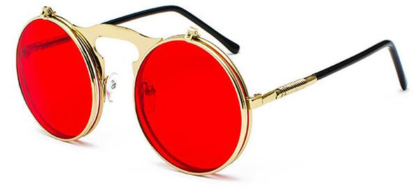 Steampunk Sunglasses Round Metal